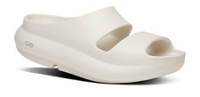 NEW OOFOS Women's OOyea Slide Sandal Chalk SHIPS FREE
