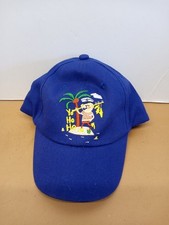 Children's Strand One Size Fits All Blue Ball Cap With Pirate And Palm Tree