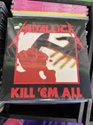 Metallica Kill EM All Red Vinyl Sealed Walmart Exc Packaging  Flaws