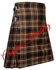 Clan Bear Pride Tartan kilt, Men Handmade Traditional 8 Yard kilts  Custom Size