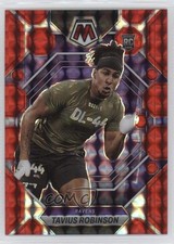 2023 Panini Mosaic Rookies Red Mosaic Prizm Tavius Robinson #365 dq2