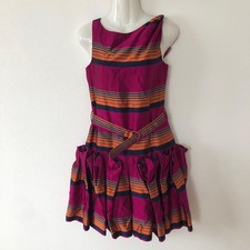 Marc By Marc Jacobs Sleeveless Striped Dress Belted Size 2 MJ0426042
