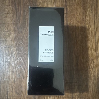 Mancera Roses Vanille Eau de Parfum Spray, Regular Size 4 fl oz / 120 mL