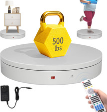 Remote-Controlled Motorized Turntable,Heavy Duty Motorized Rotating Display Stan