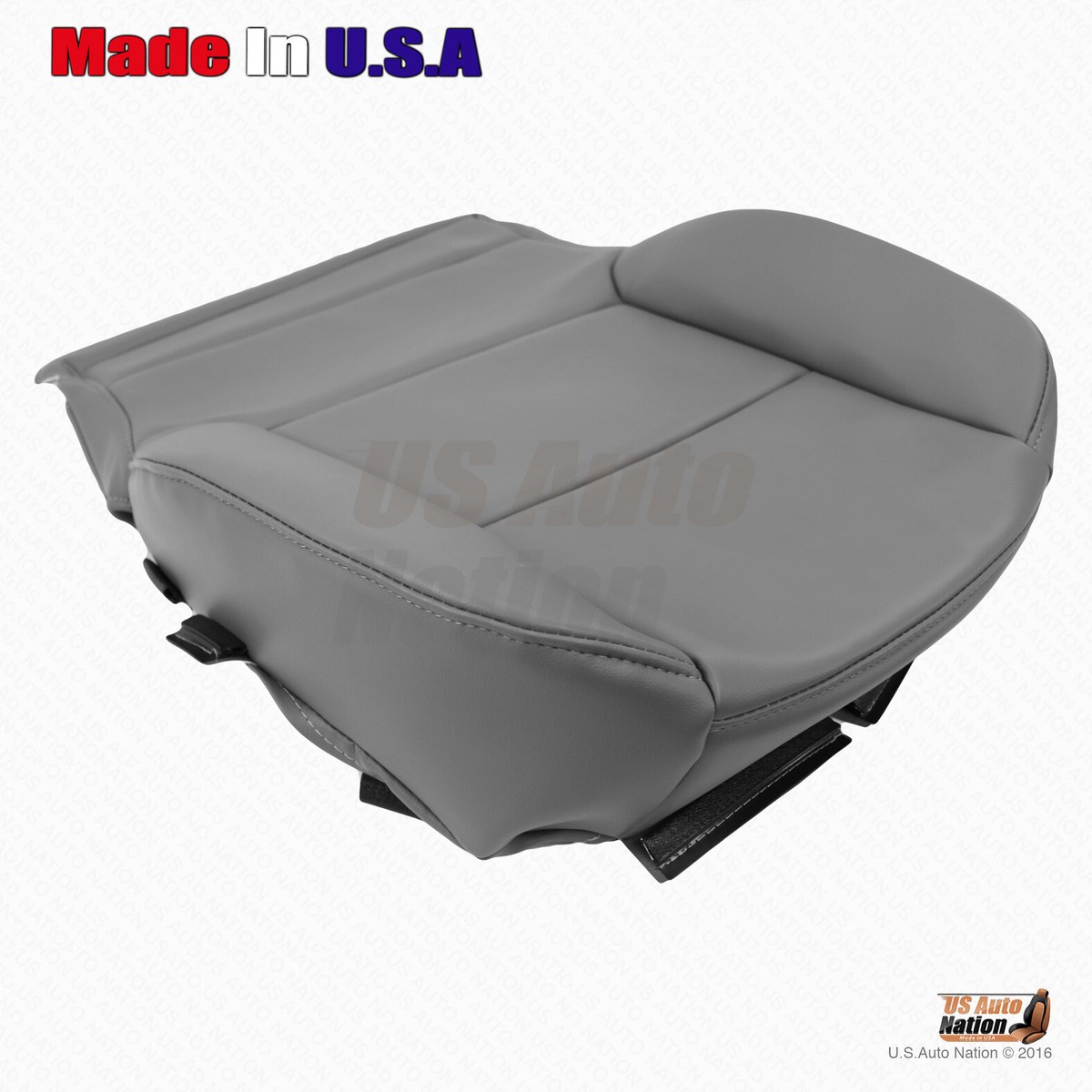 2014 2015 2016 2017 2018 2019 Chevy Silverado Tahoe Suburban & GMC Yukon Perforated Leather Seat Cover Replacement In Black (Perforated Jet Black) | Auto Seat Replacement - Foto 12