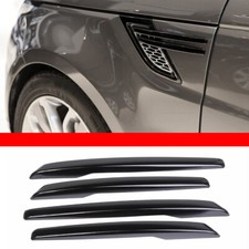 ABS Black Fener Side Air Vent Cover Trim For Land Rover Range Rover Sport 14-17