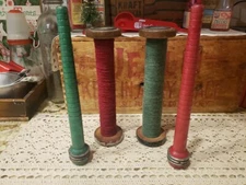 Vintage Sewing/Weaving Spools.