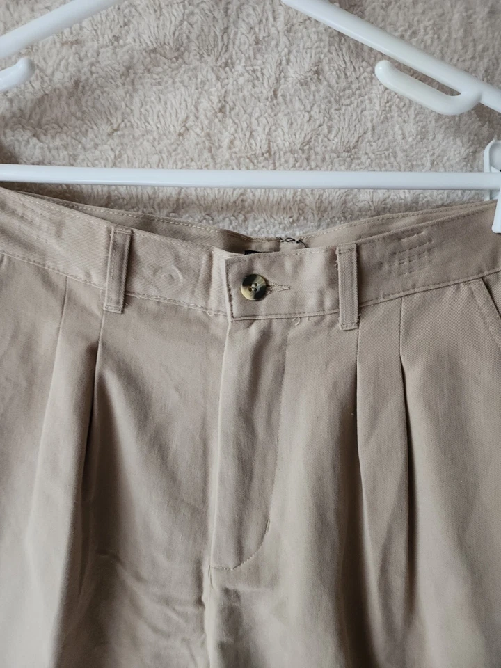 Pantalones Cortos Puritan Para Hombre Talla 36 Beige Tostado Chino Informal Bolsillos Foto 2 de 4