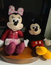 Disney Minnie Mouse Race Car Driver Racer Mickey Stuffed Animal Plush Toy