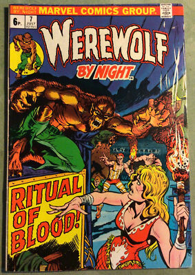 Werewolf By Night, #7. 1973.  Bronze Age, Marvel Comics.