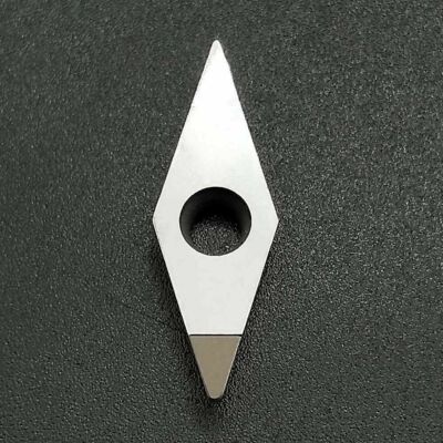 4pcs PCD Tipped Inserts VCGT110304 Single Edge VCGT221 Polycrystalline Diamond