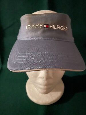 Tommy Hilfiger LOGO Golf Visor/Cap GRAY with Adjustable Strap