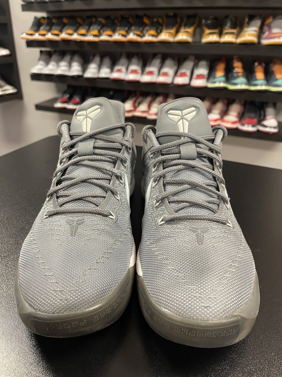 Size 11 - Nike Kobe A.D. Cool Grey 2016 Cool Grey White Black