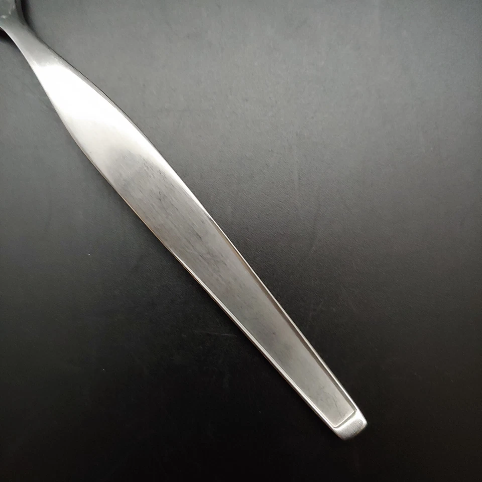 4 Noritake Fantasy Dinner Forks - 7 1/4" 18-8 Stainless Steel Satin Japan - Image 2 of 4