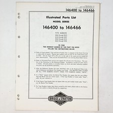 Vtg 1973 Briggs & Stratton 146400-146466 Illustrated Parts List