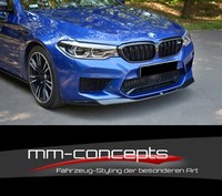 Cup Spoilerlippe Schwarz FüR BMW M5 5Er F90 Performance Frontspoiler Schwert V1