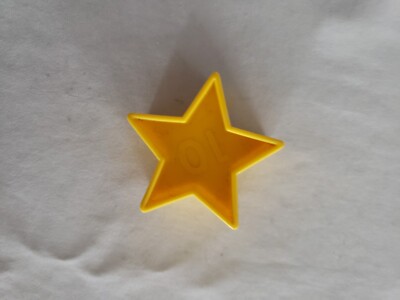 Tupperware TUPPERTOYS Shape O Ball Sorter Toy Replacement Piece #10 star