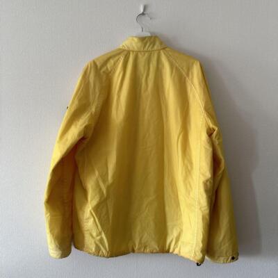 Stone Island Resin Poplin Tc Jacket Yellow Nylon Zipper Stone Island Resin Poplin Tc Jacket Yellow Nylon Zipper