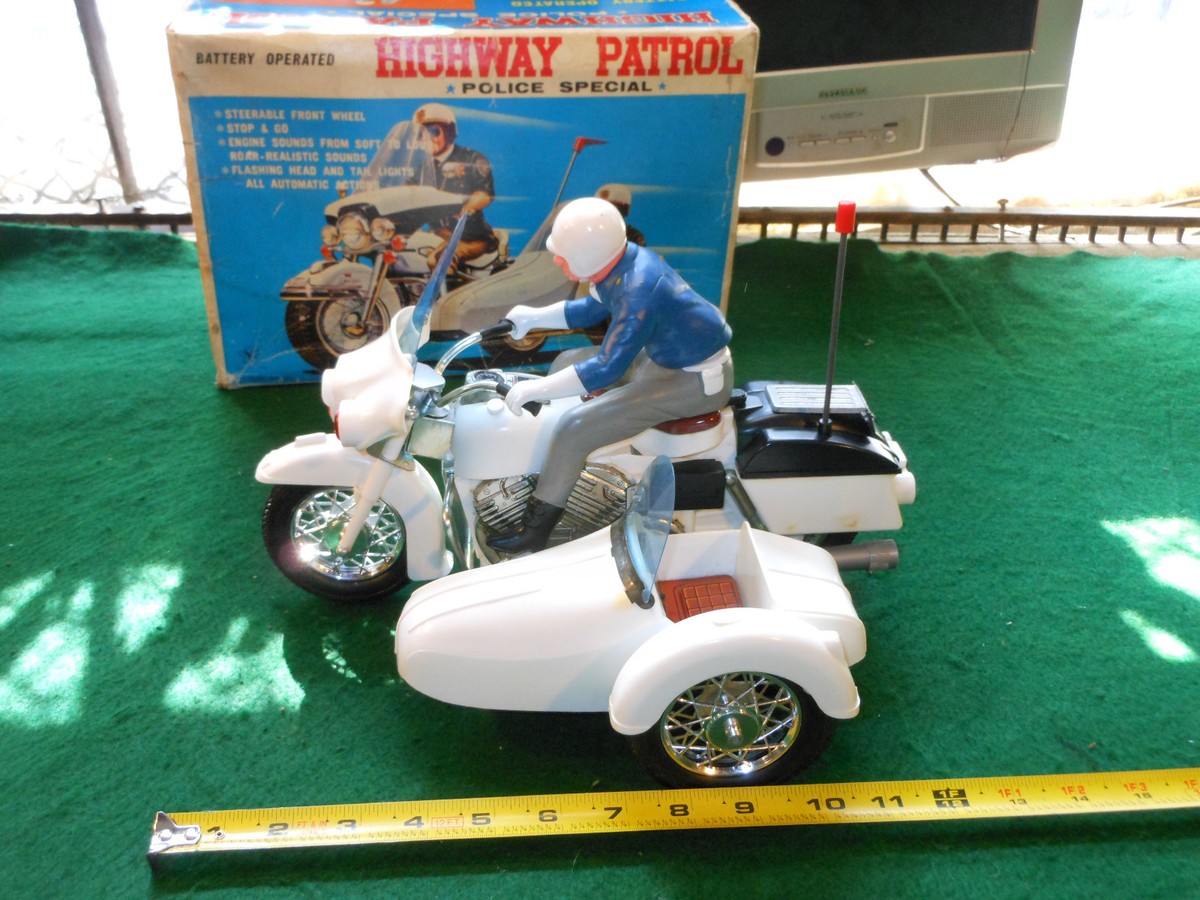 その他 Vintage Tin Toy Police Motorcycle Rare Toy Yonezawa Highway Patrol Police Motorcycle made in Japan