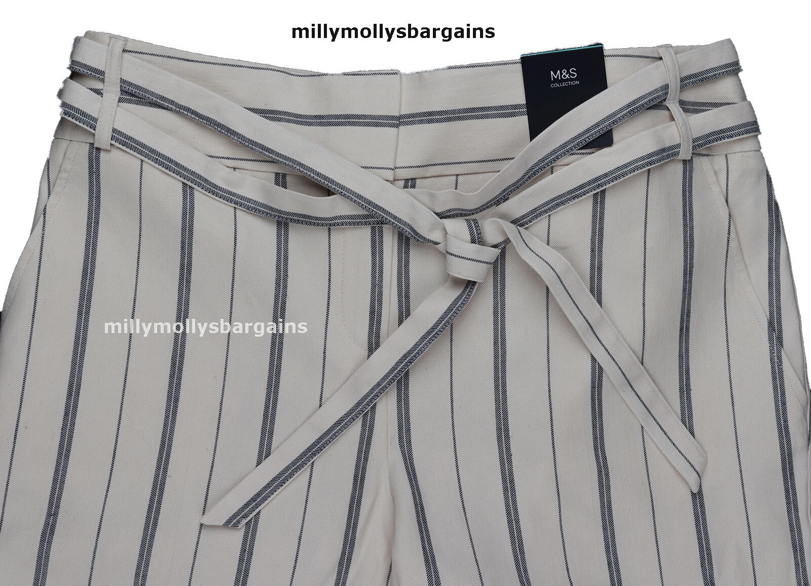 M&S Crop Linen Trousers Multicoloured Womens Size 18 / 20 / 22 / 24
Opens in a new window or tab