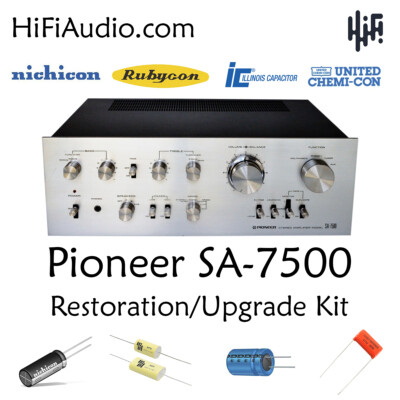 Pioneer SA-7500 rebuild restoration recap upgrade kit repair