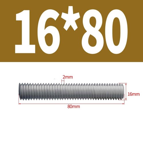 A2 Stainless Steel Threaded Rod Full Thread Studding Bar M10 M12 M14 M16 M18 M20 - Picture 85 of 133