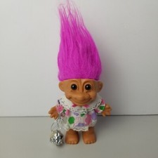 RUSS 7" Troll Doll with Multicolor Floral Dress Carrying Gift Box