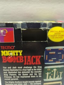 Mighty Bomb Jack NINTENDO NES PRIMERA CAJA DE IMPRESI&Oacute;N SOLO SIN JUEGO CAJA DE 5 TORNILLOS &iexcl;LEER! 