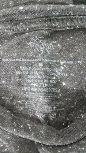 Space Jam Gang Gris Oscuro Jaspeado Manga Corta Gráfico Camiseta Adultos Pequeña - Imagen 5 de 5