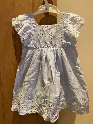 H&M Baby Girl Lace Embroidered Sundress Size 18-24 Months - Picture 11 of 22