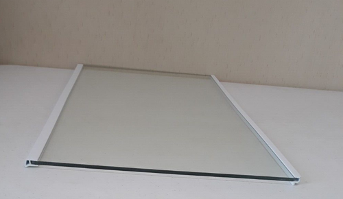 Midea MRB19B7AWW Glass Shelf Assembly Bottom Shelf part # 12531000013016 OEM - Picture 4 of 8