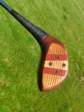 Vintage Spalding Model 43 Persimmon 1 Wood Driver - Nice shaft and grip