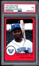 Ken Griffey Jr. Rookie Card 1988 ProCards #NNO PSA 7