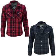 Motorrad Aramid Hemd mit Protektoren Herren Bikerjacke Neu Motorradbekleidung