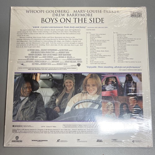 Boys On The Side 1995 Laserdisc Whoopi Goldberg Drew Barrymore Matthew McDonough - Picture 2 of 9
