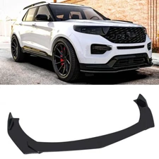 Glossy Black Front Bumper Lip Splitter Spoiler Body Kit For Ford Explorer ST USA