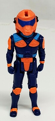 Vtg 1986 Kenner M.A.S.K Raven Driver CALHOUN BURNS Action Figure w GULLIVER Mask
