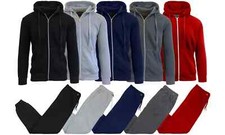 Boy's Sweatpants Hoodie Zipper Pocket Sweatshirts Matching Set ALL SIZES NWT