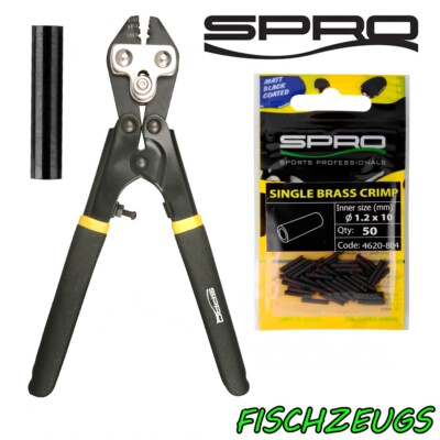 Spro Klemmhülsenzange Double Crimping Plier 21cm Klemmhülse Quetschhülsen Zange