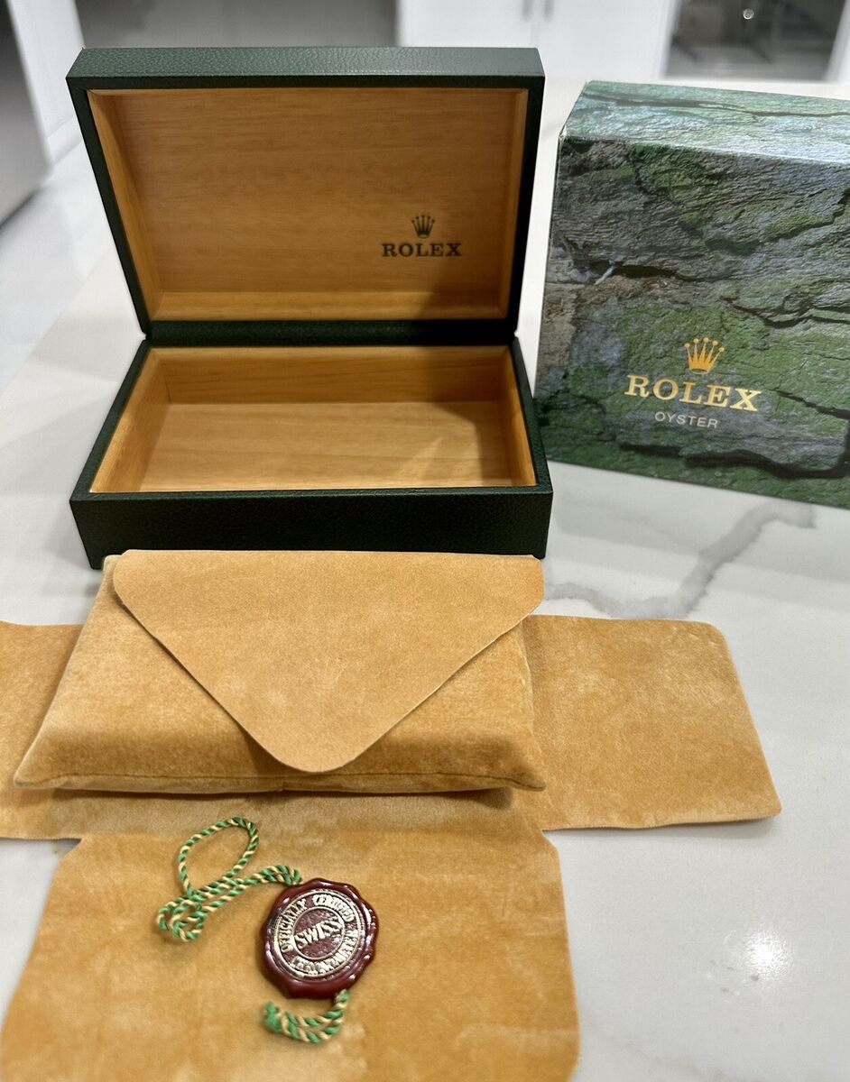 GENUINE Vintage Rolex Submariner 16613 Watch Box Booklet GENUINE Vintage Rolex Submariner 16613 Watch Box Booklet
