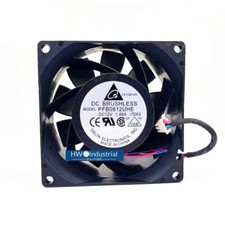 1/piece New PFB0812UHE 3-wire DELTA 8CM 8038 12V 1.86A Alarm Cooling Fan