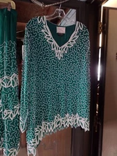 2X Two-Piece Skirt and Top Set