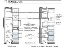 Scomparti Per Frigo/Congelatore Samsung SR-S20/ SR-S22 Ricambi usati
