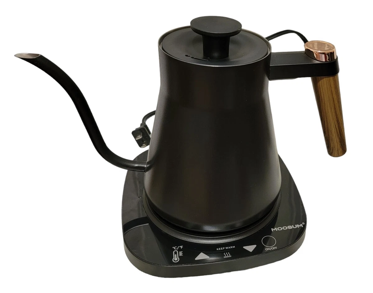 Image Coffee Temperature Control Electric Gooseneck Kettle