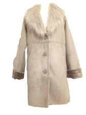 Gabriella Vicenza Faux Suede Coat - Sz 14