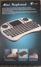 Tickbox Mini Portable Wireless Keyboard Mouse Combo Xbox 360 PS3 PCs Smart TVs