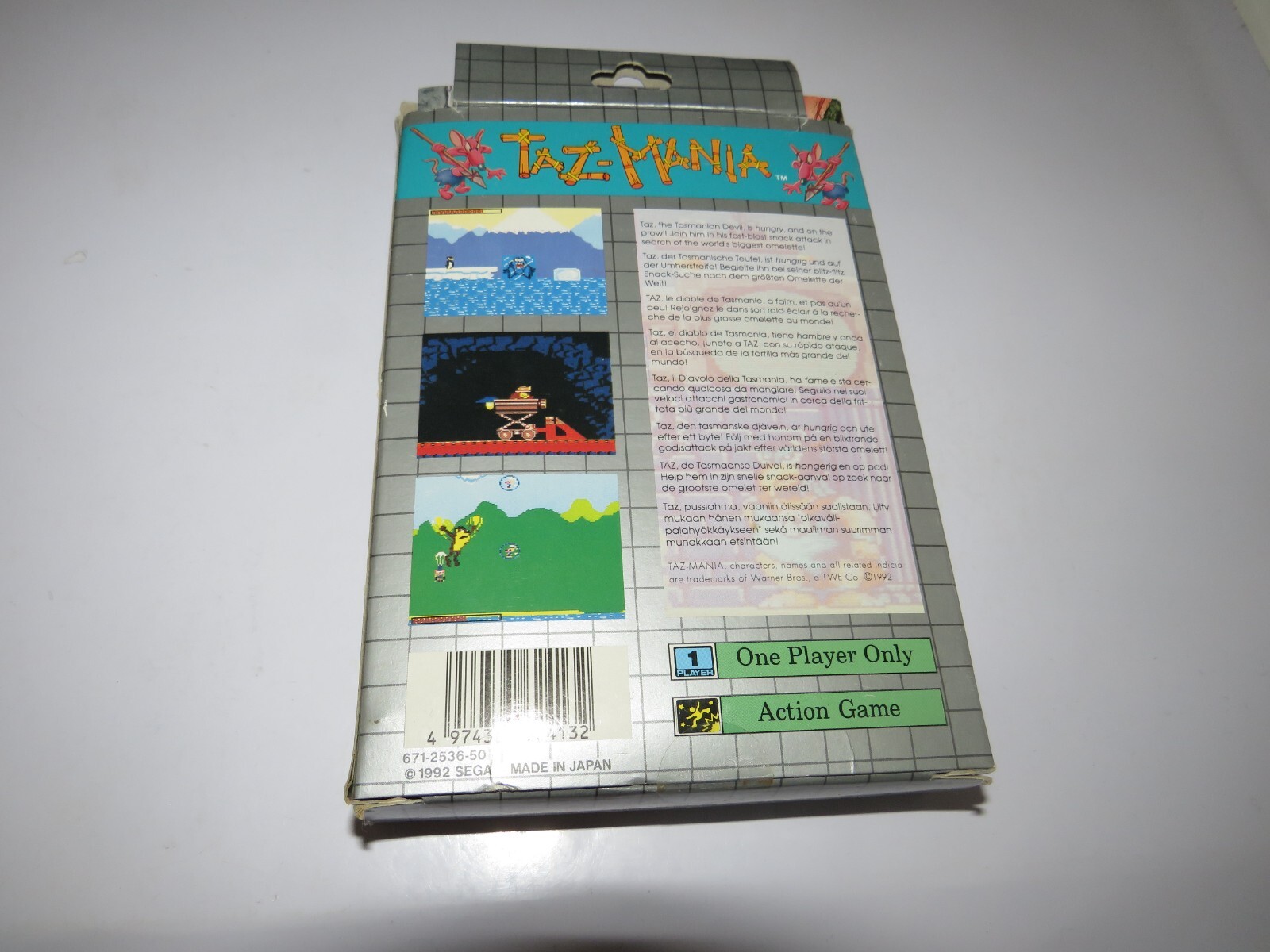 TazMania Sega Game Gear eBay