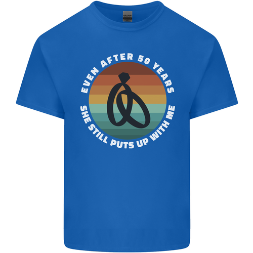 50 Year Wedding Anniversary 50th Marriage Mens Light Cotton T-Shirt - 第 3/29 張圖片