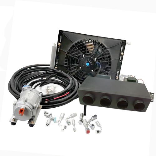 12V 10000 BTU Universal A/C Kit System New Energy Underdash Air