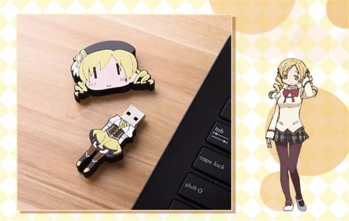 Disque flash USB Puella Magi Madoka Magica Tomoe Mami 32G 64G pour cadeau ordinateur - Photo 14/17